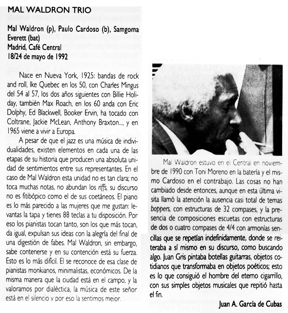 Cuadernos de Jazz - Julio-Agosto 1992